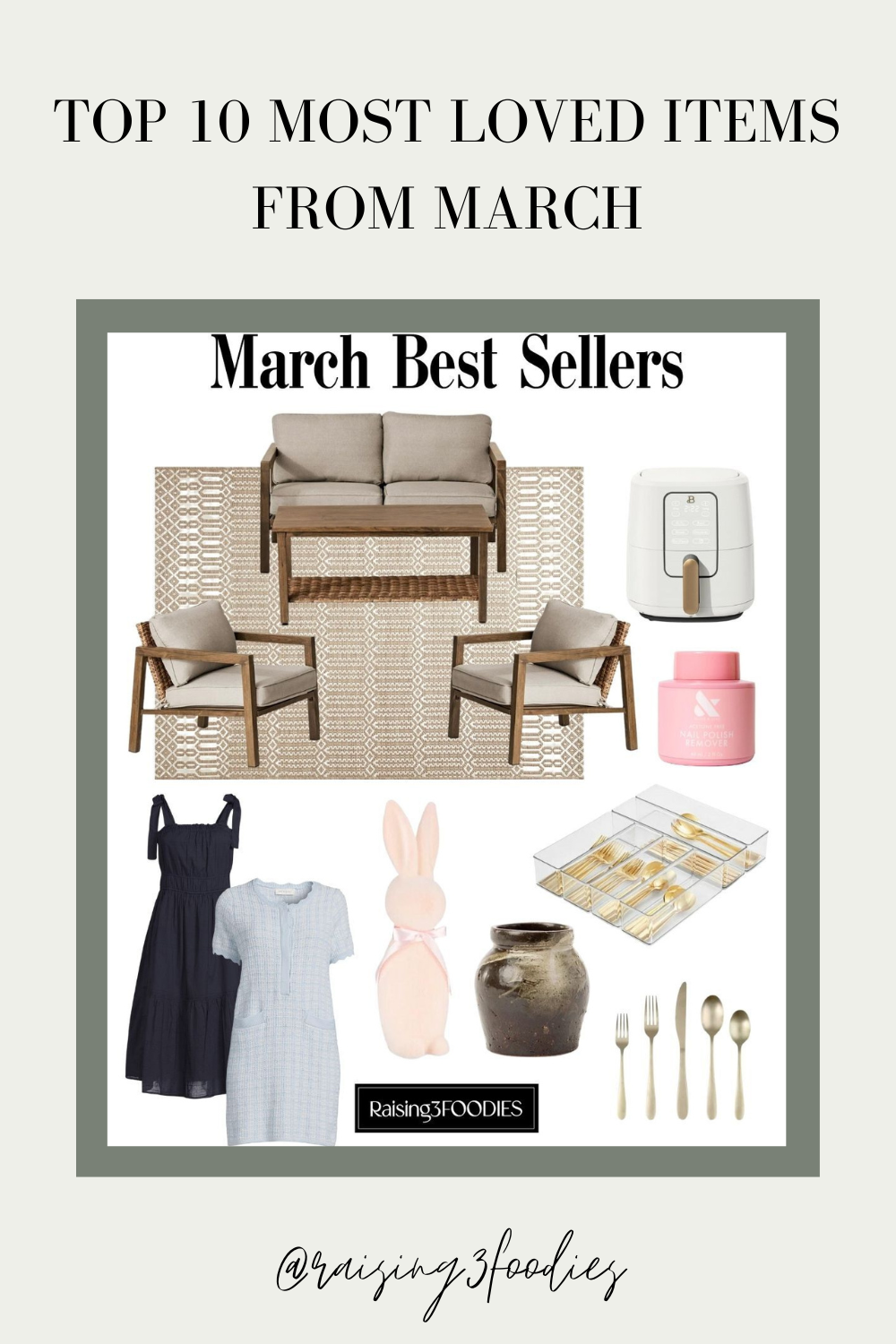 your most loved items from march