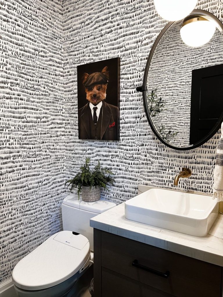 How to style a powder room