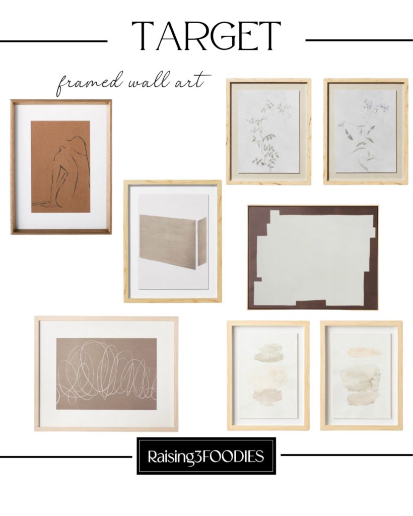 How to Create a Gallery Wall-Target framed wall art