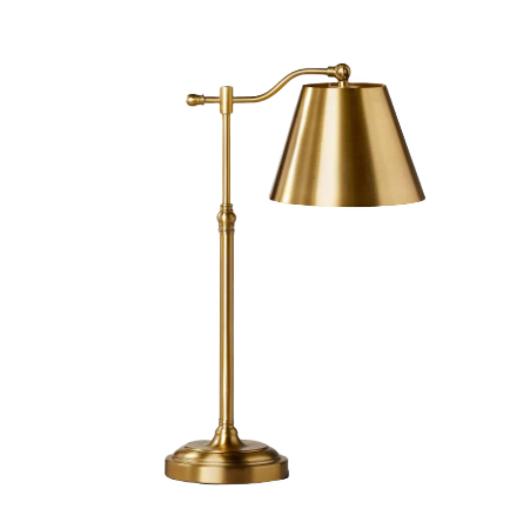 Accented Metal Task Lamp Brass - Raising 3 Foodies